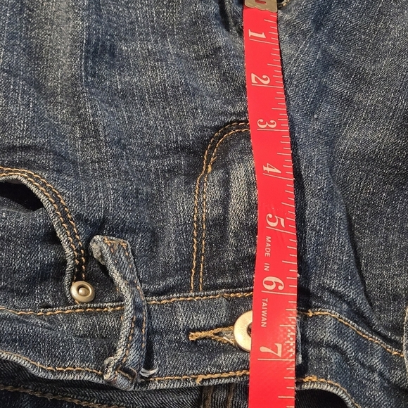 21 Denim Classic Blue Denim Jeans 5 pocket Button Zipper Stretch Women's 27x29 - Picture 13 of 15